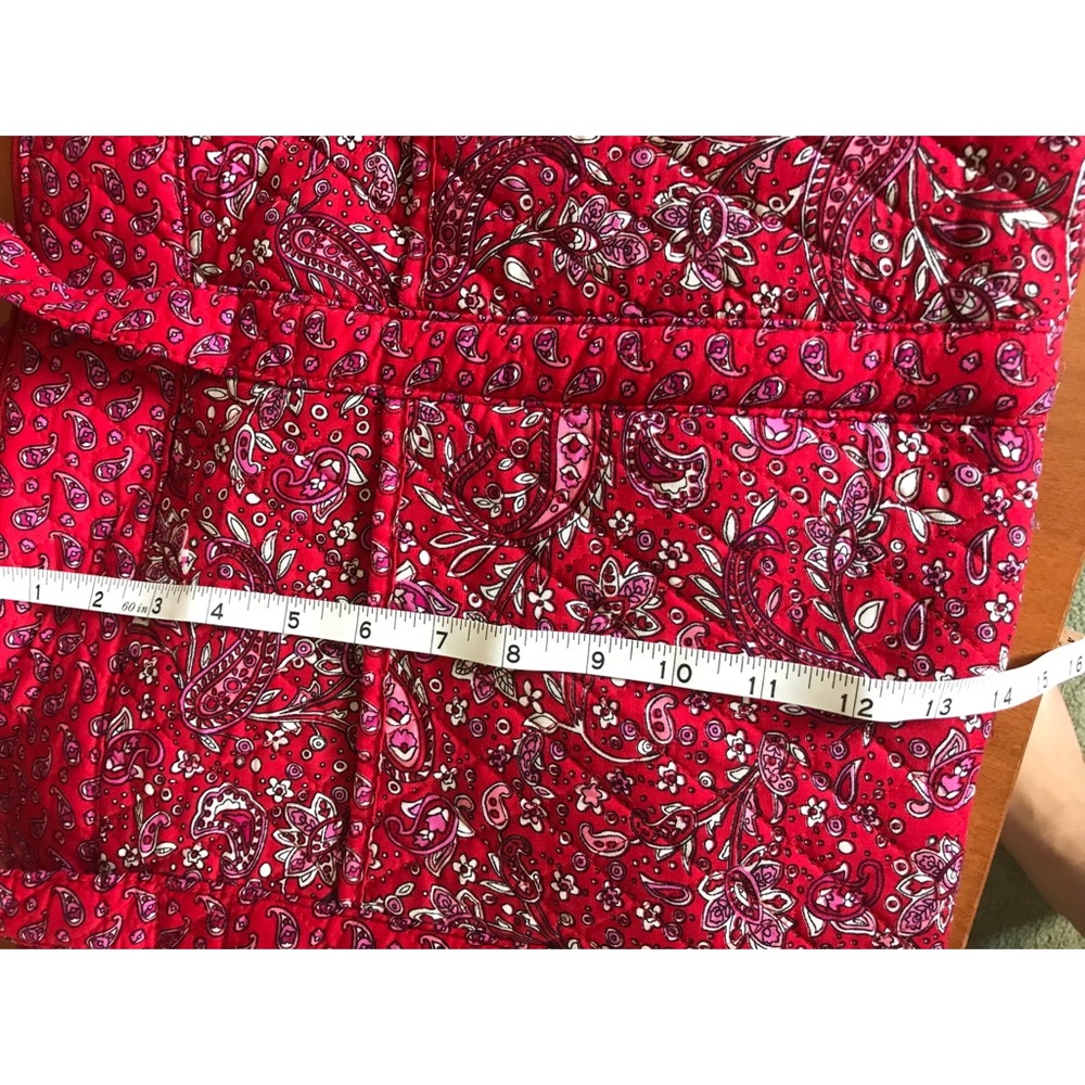 **3 for $20!!** Paisley Tote Bag Red Pink Pouch - Picture 8 of 11